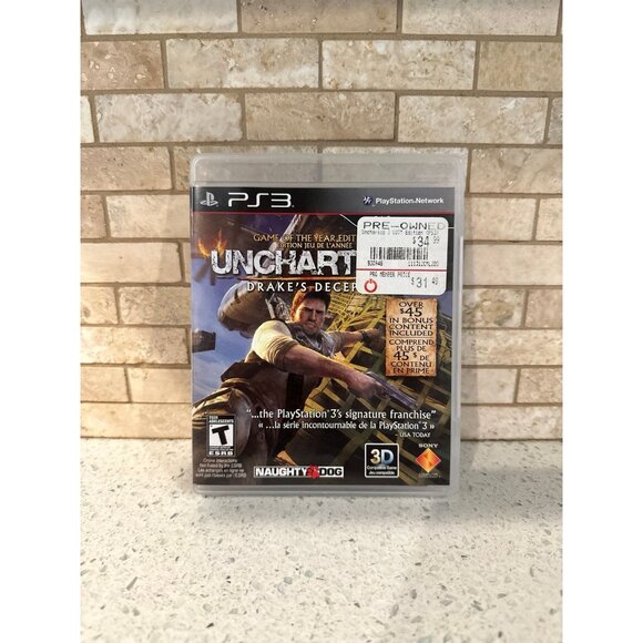 Uncharted‎ 3 Drake's Deception (Game of the Year Edition) for Playstation 3 - Picture 1 of 3